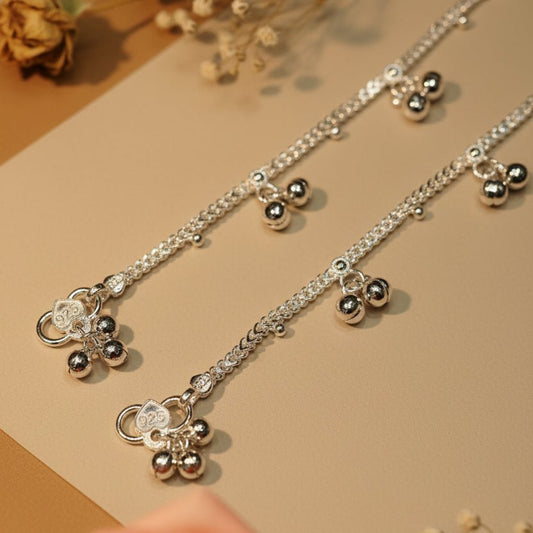 Nanhi Baby Anklet - Zirak Silver