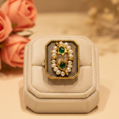 Nayantara Ring - Zirak Silver
