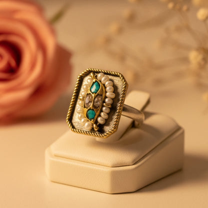 Nayra Ring - Zirak Silver