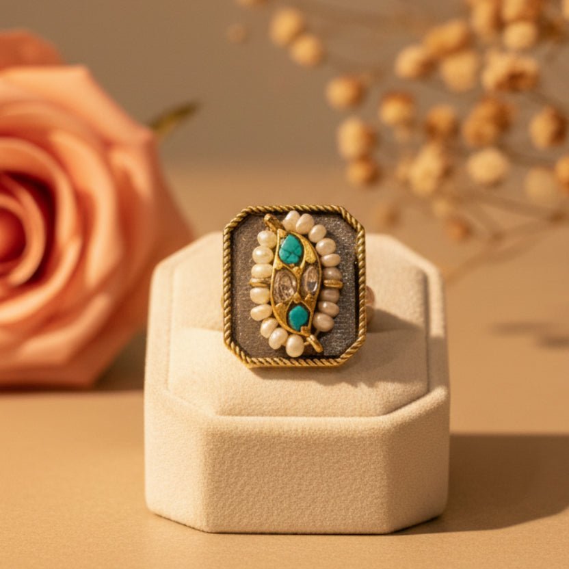 Nayra Ring - Zirak Silver