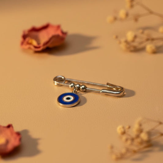 Nazar Baby Pin - Zirak Silver