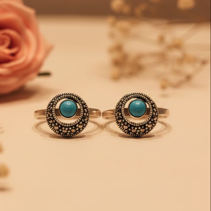 Neel Tara Toe Ring - Zirak Silver