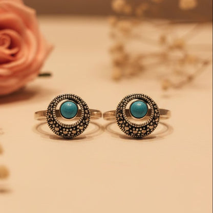Neel Tara Toe Ring - Zirak Silver