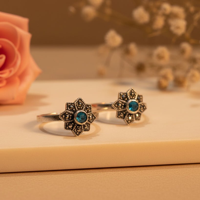 Neel Toe Ring - Zirak Silver