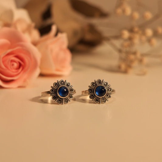 Neelika Toe Ring - Zirak Silver