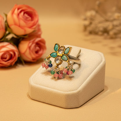 Neelkamal Ring - Zirak Silver