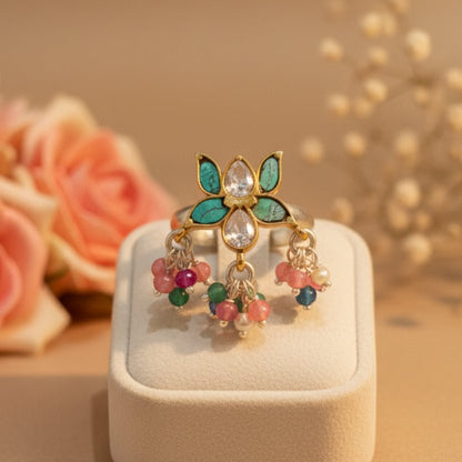 Neelkamal Ring - Zirak Silver