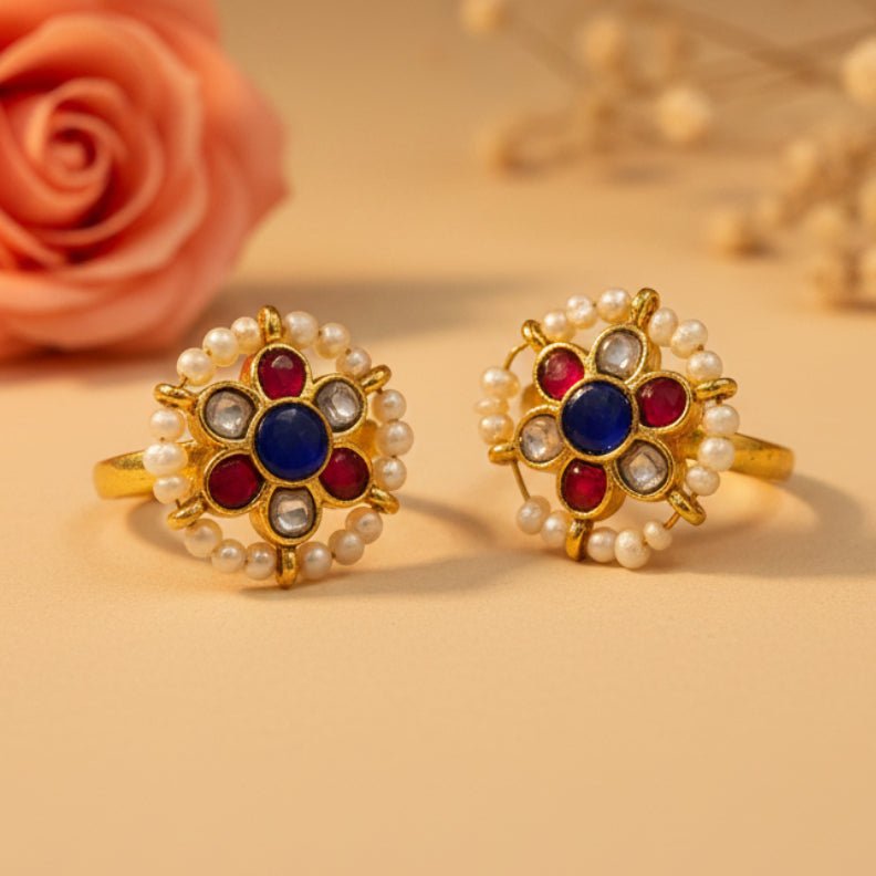 Neelkamal Toe Rings - Zirak Silver