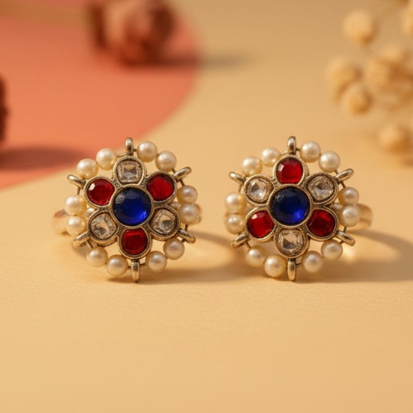 Neelkamal Toe Rings - Zirak Silver