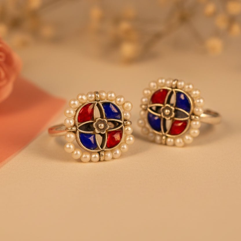 Neelrang Toe Rings - Zirak Silver