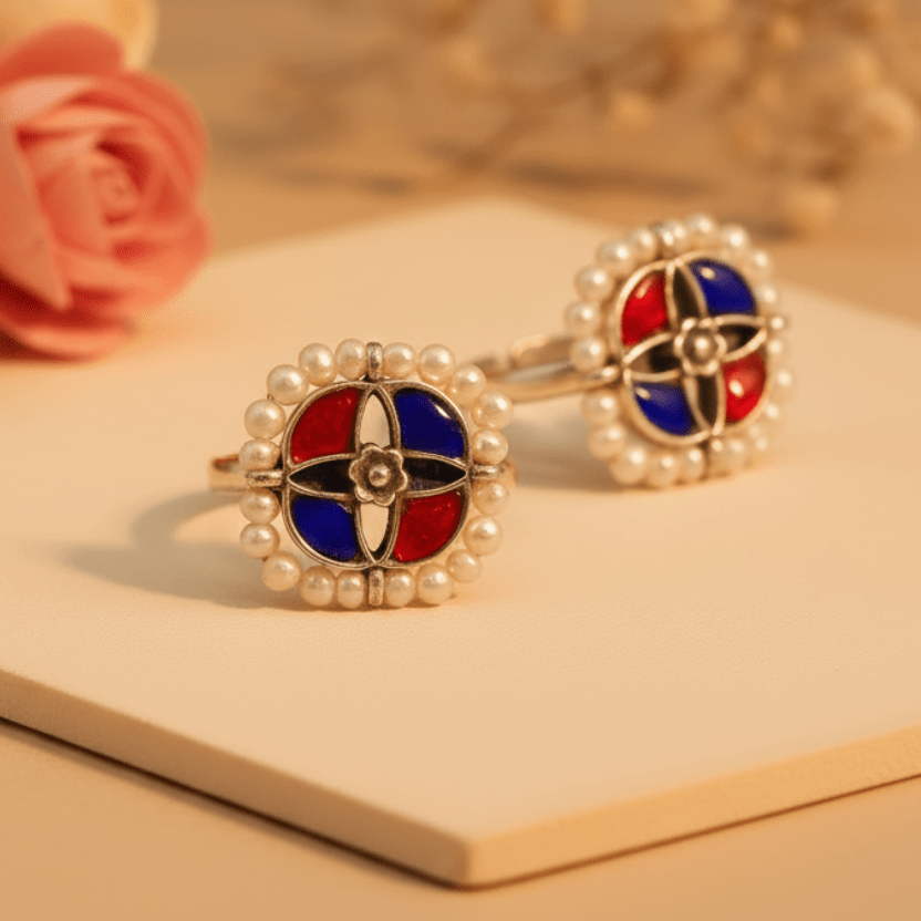 Neelrang Toe Rings - Zirak Silver