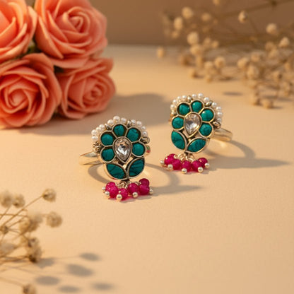 Neerja Toe Rings - Zirak Silver