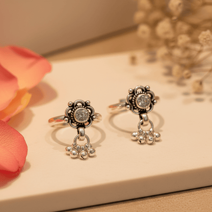 Noor Bichiya Pair - Zirak Silver