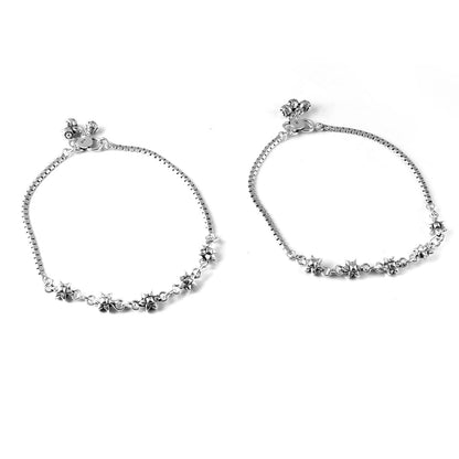 Noorani Anklet - Zirak Silver