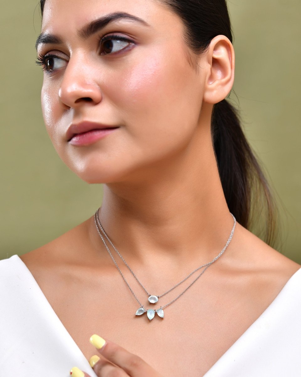 Ocean Bloom Pendant - Zirak Silver