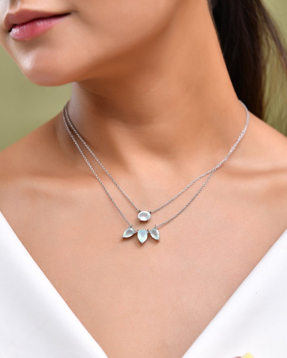 Ocean Bloom Pendant - Zirak Silver