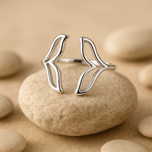 Open Leaf Vine Ring - Zirak Silver