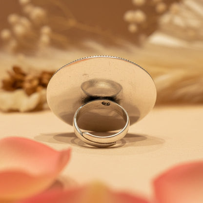 Padma Floral Silver Ring - Zirak Silver