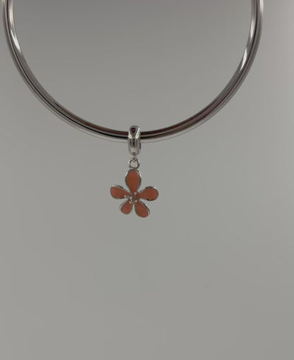 Orange Flower Charm
