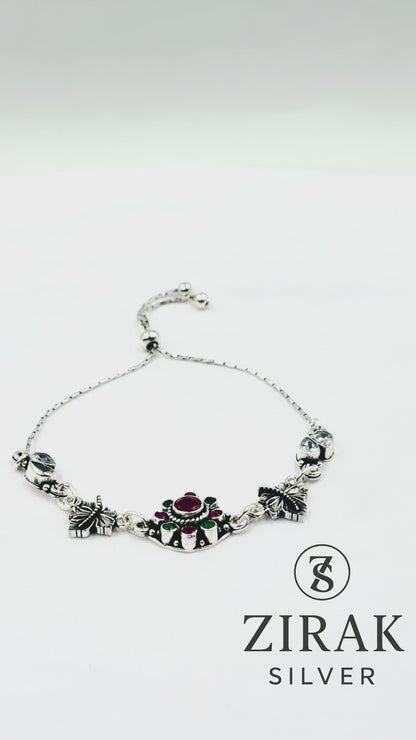Anaya Botanical Slider Bracelet