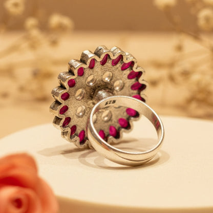 Pushpa Ring - Zirak Silver