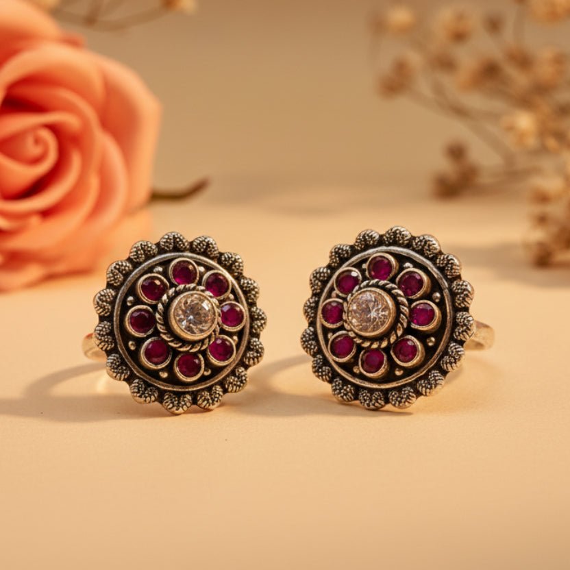 Ragini Toe Rings - Zirak Silver