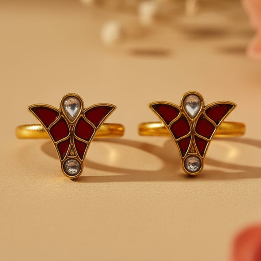Ragini Toe Rings - Zirak Silver
