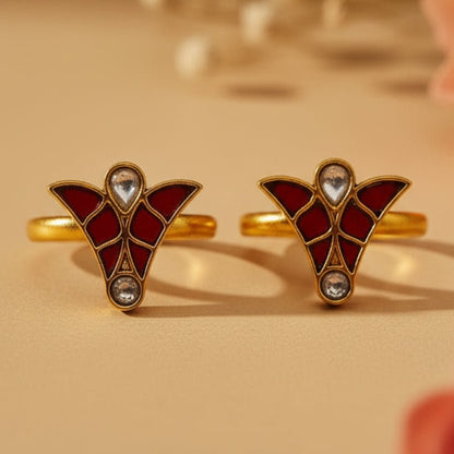 Ragini Toe Rings - Zirak Silver