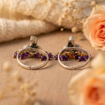 Rangili Toe Ring - Zirak Silver