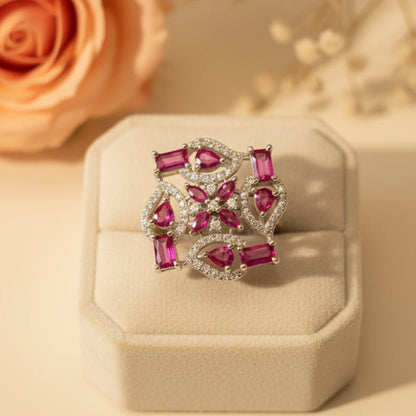 Rangrez Ruby Ring - Zirak Silver