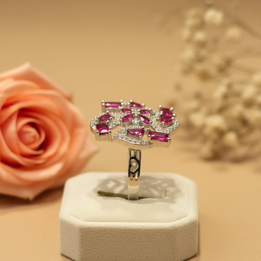 Rangrez Ruby Ring - Zirak Silver