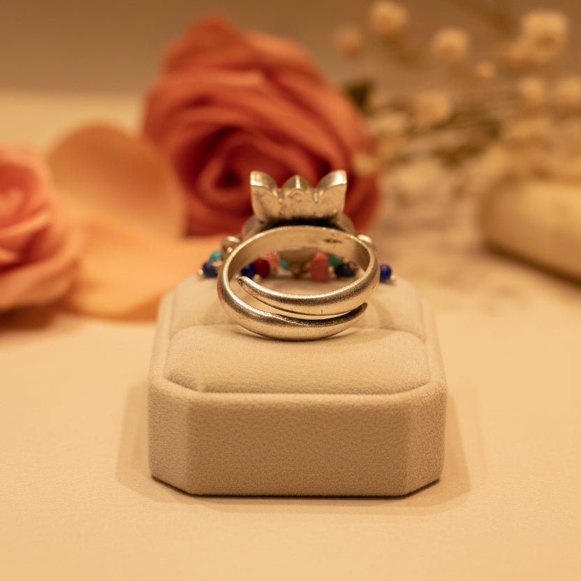 Rangriti Ring - Zirak Silver