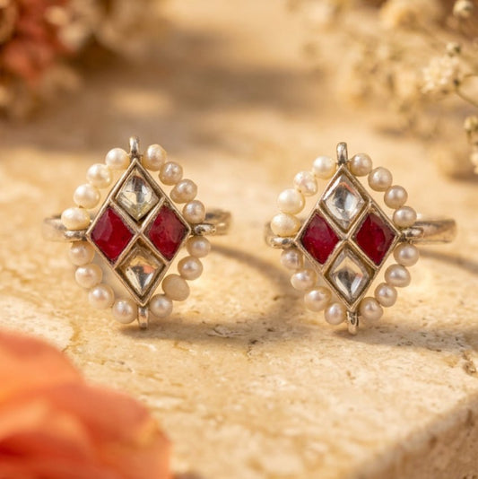 Rani Heera Toe Ring - Zirak Silver