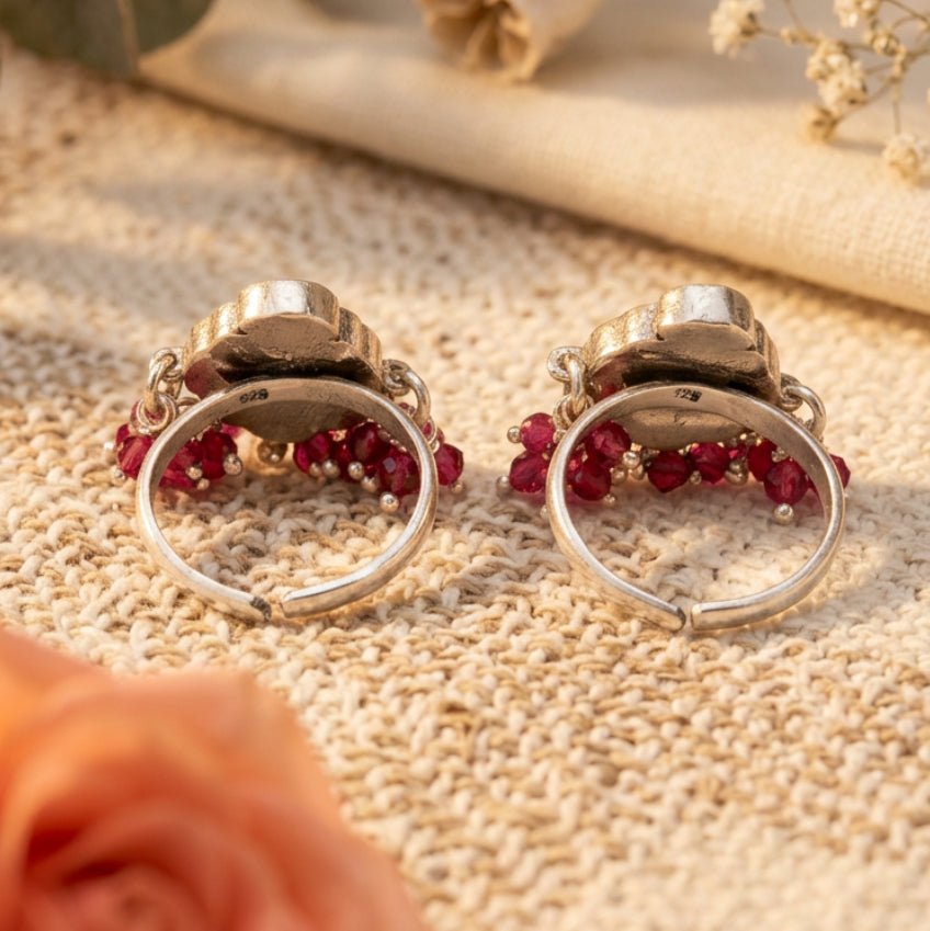 Rani Noor Toe Ring - Zirak Silver