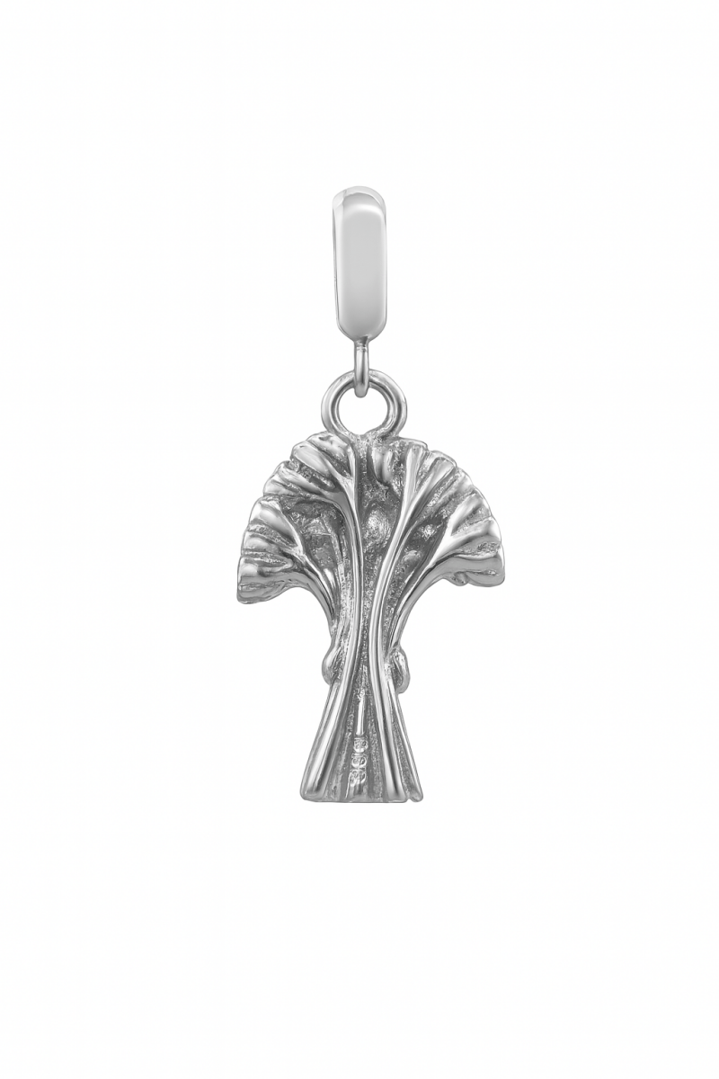 Red Flower Bouquet Charm in 925 Silver - Zirak Silver