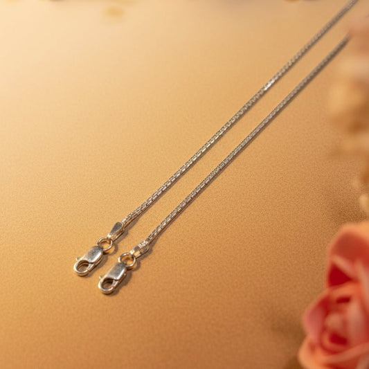 Rekha Chain Anklet - Zirak Silver