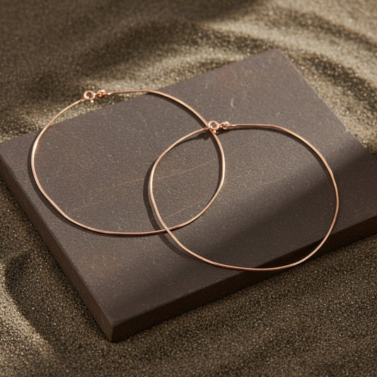 Rose Gold Snake Chain Anklet | Minimal Flat Chain Anklet | Elegant Everyday Jewelry - Zirak Silver