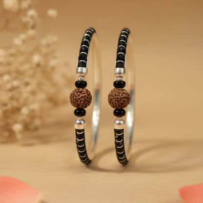 Rudra Raksha Bracelet - Zirak Silver