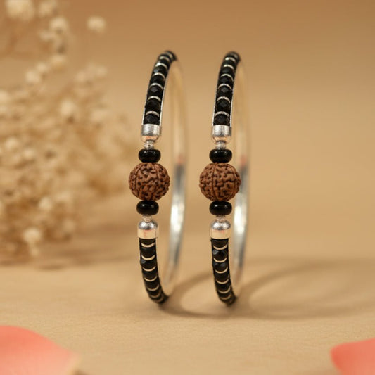Rudra Raksha Bracelet - Zirak Silver