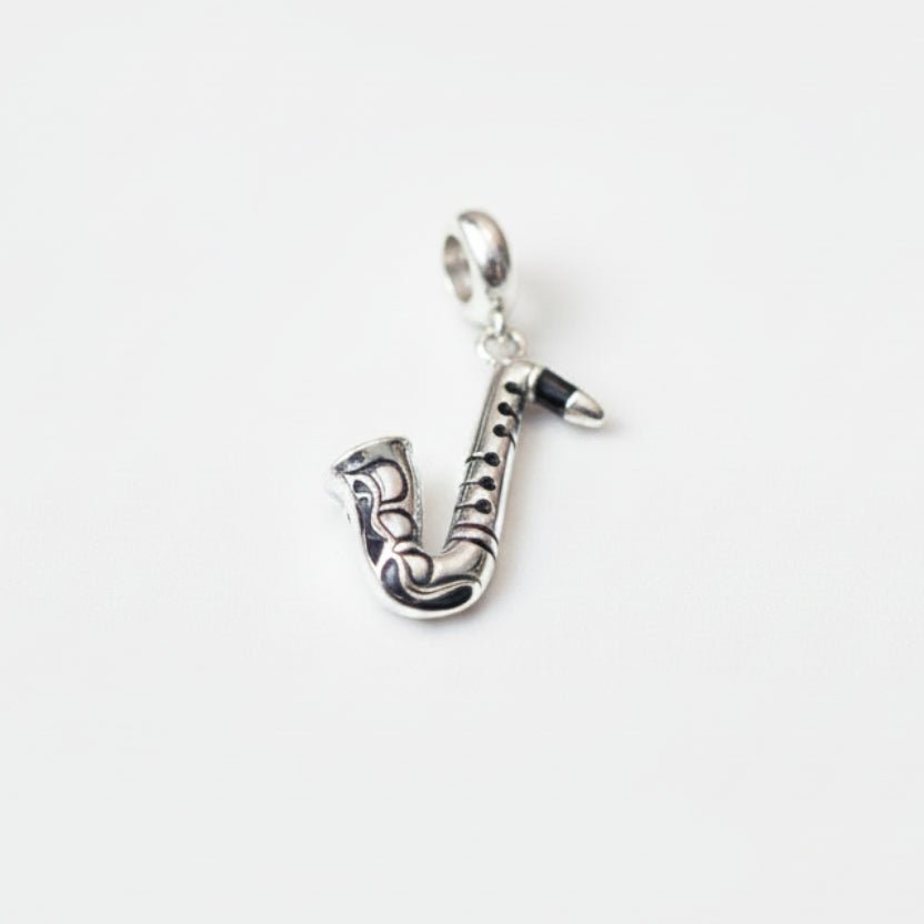 Sargam Saxophone Charm - Zirak Silver