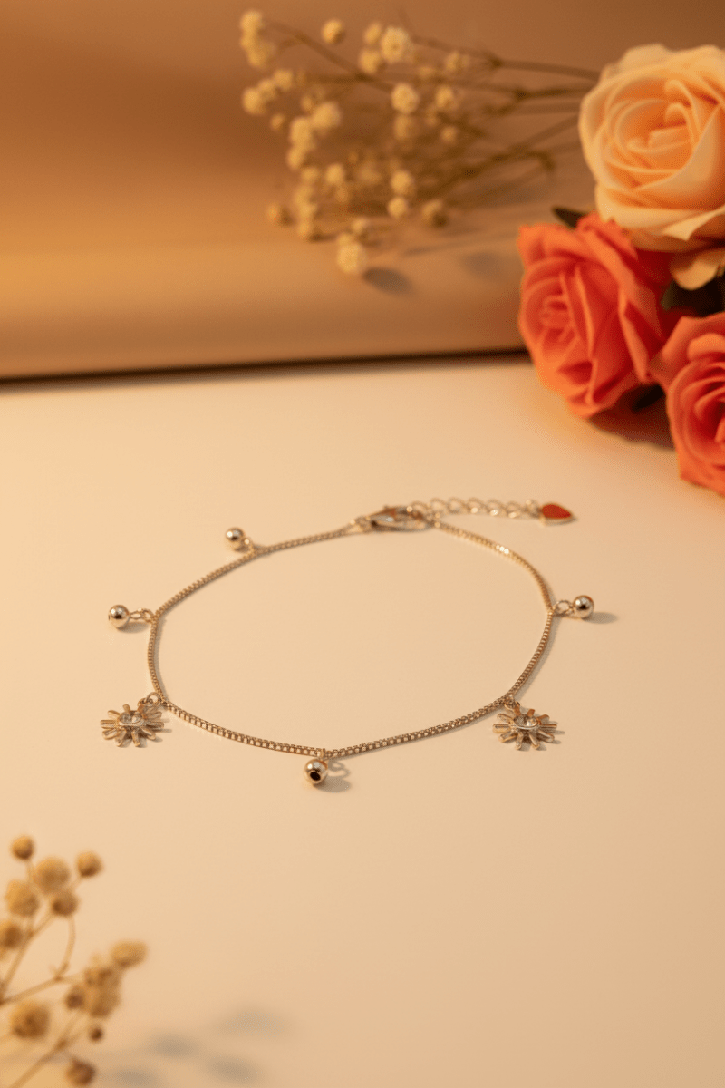 Sitara Celestial Charm Bracelet - Zirak Silver