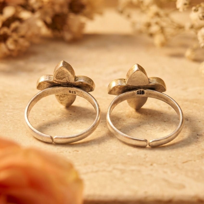 Sitara Noor Toe Ring - Zirak Silver
