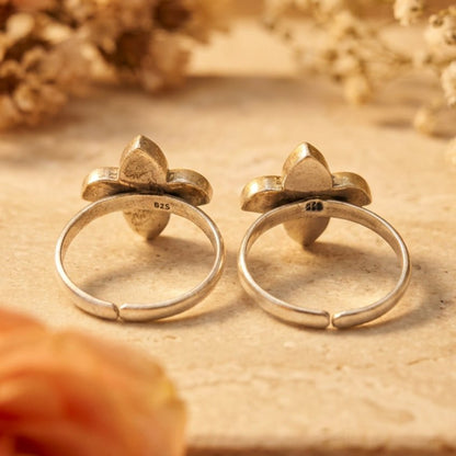 Sitara Noor Toe Ring - Zirak Silver
