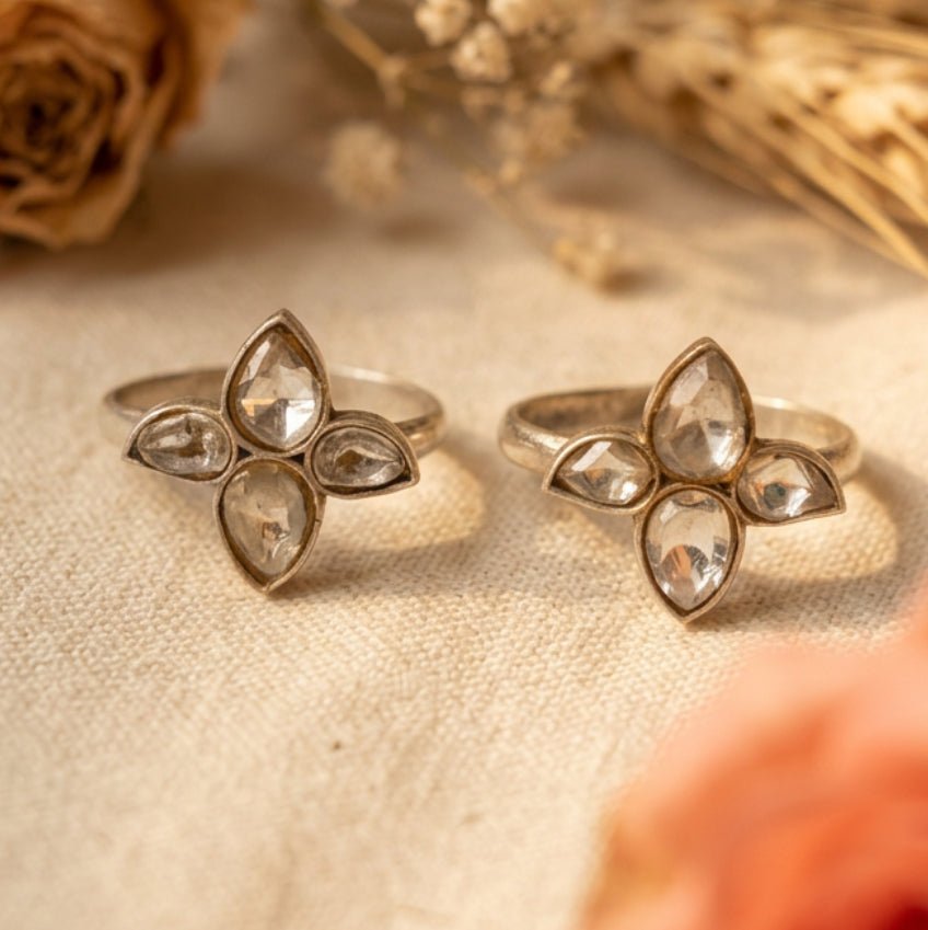 Sitara Noor Toe Ring - Zirak Silver