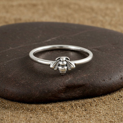 Sterling Silver Bee Ring - Zirak Silver