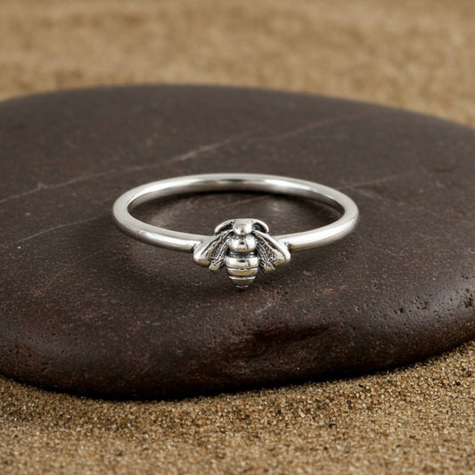 Sterling Silver Bee Ring - Zirak Silver