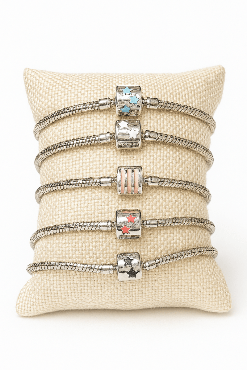 Sterling Silver Charm Bracelet - Zirak Silver