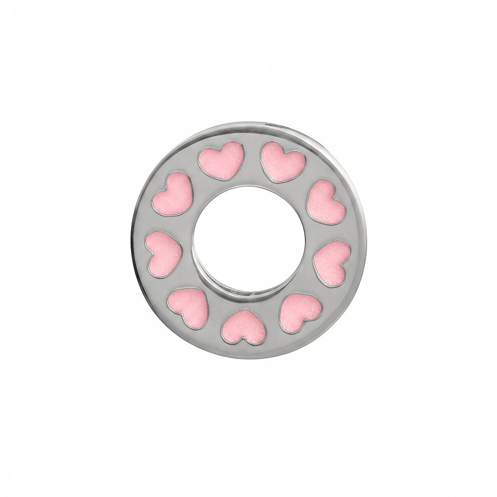 Sterling Silver Crystal Spacer Charm – Elegant Bracelet Filler Bead - Zirak Silver