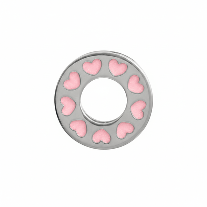 Sterling Silver Crystal Spacer Charm – Elegant Bracelet Filler Bead - Zirak Silver