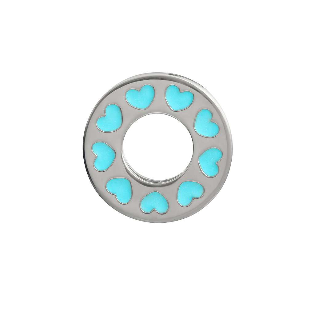 Sterling Silver Crystal Spacer Charm – Elegant Bracelet Filler Bead - Zirak Silver
